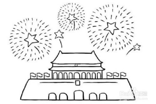 国庆节画图画大全