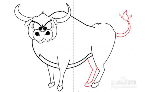 如何画一头愤怒的公牛