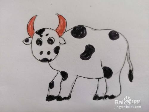 画牛怎么画的