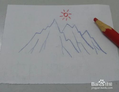 一座山怎么画