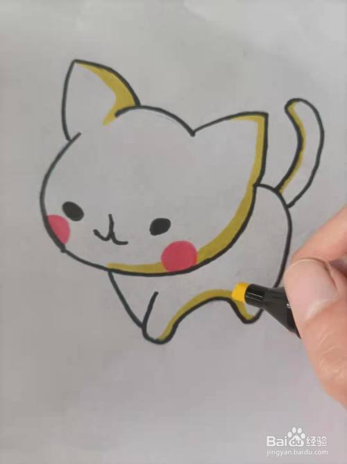 小猫的简笔画怎么画简单好看?