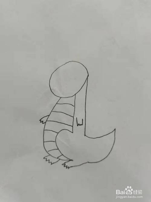 用数字9怎么画恐龙