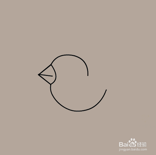 如何手工画飞翔的小鸟简笔画?