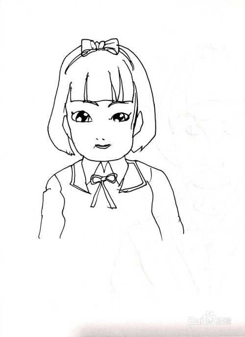 《菲梦少女》系列之陆璐简笔画