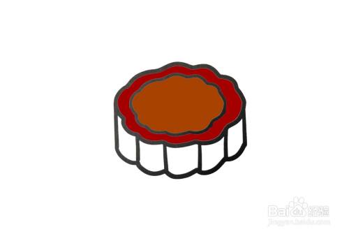 儿童简笔画入门教程月饼怎么画