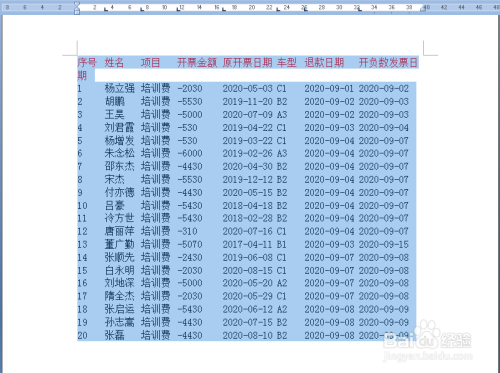 在word文档中,如何将文本转换为表格?