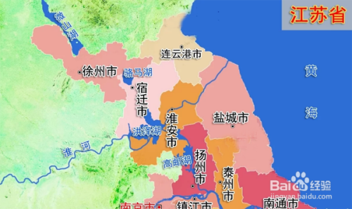 江苏省通过行政区域来划分,苏北地区包括徐州,连云港,宿迁,淮安