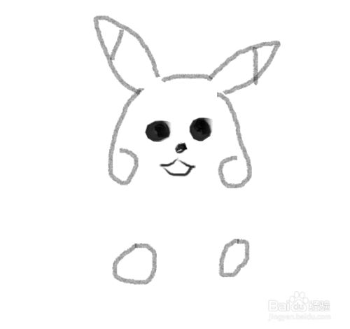 儿童画皮卡丘怎么画?