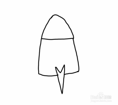 怎么学会画儿童彩色简笔画火箭?