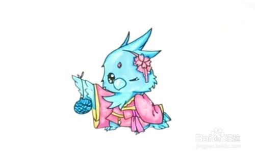 冰晶凤凰怎么画