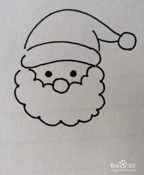 怎样画简笔画——圣诞老人