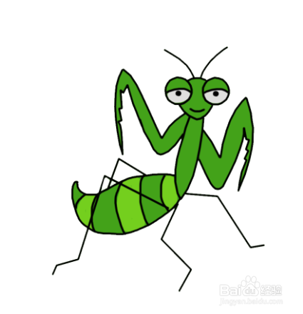 螳螂的简笔画怎么画