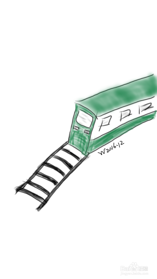 涂鸦系列之怎样画绿皮火车