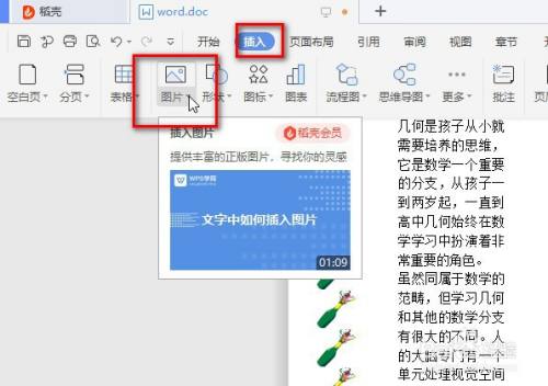 wps如何插入图片?