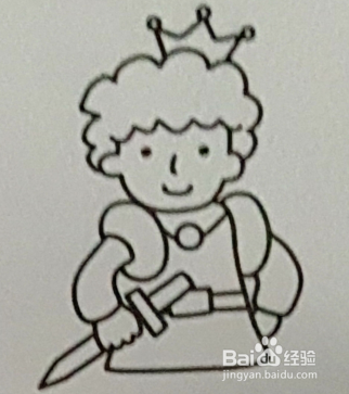 每日简笔画——公主&王子