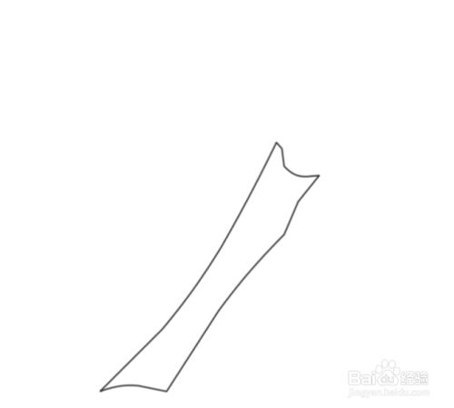 香椿枝苗的简笔画法