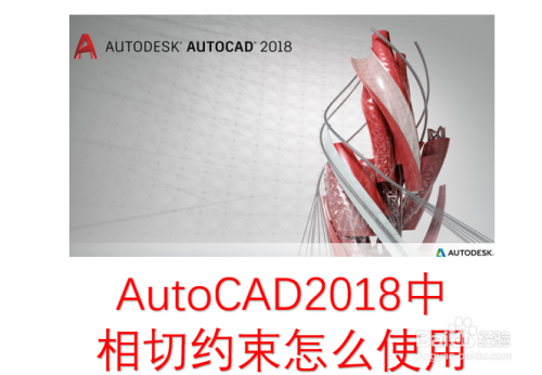 autocad2018中相切约束怎么使用