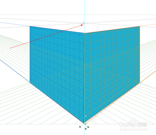 如何用透视网格工具快速画一个矢量立方体.
