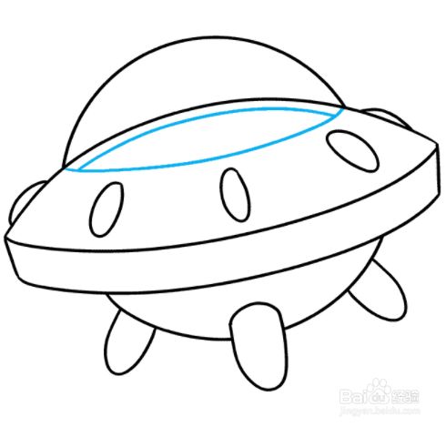 如何绘制飞碟ufo