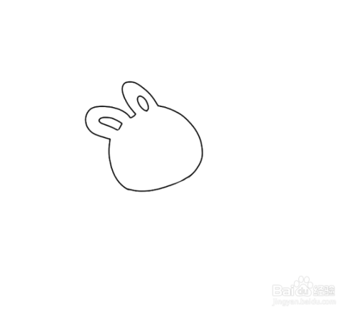 如何画玩音乐的卡通兔子的简笔画?