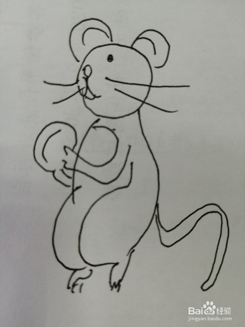 简笔画小老鼠怎么画
