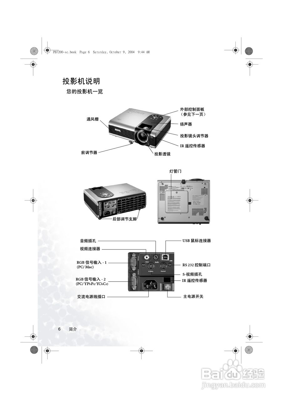 明基pb7235投影机使用说明书:[1]