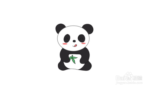 大熊猫简笔画