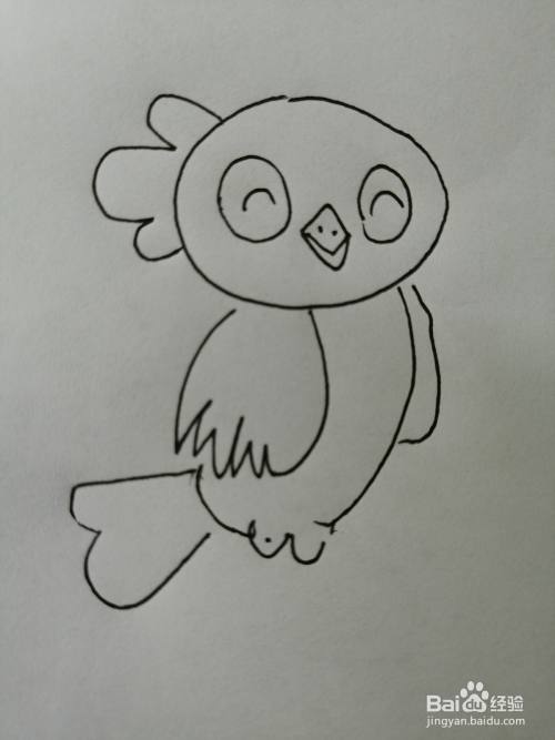 可爱的小鸟怎么画