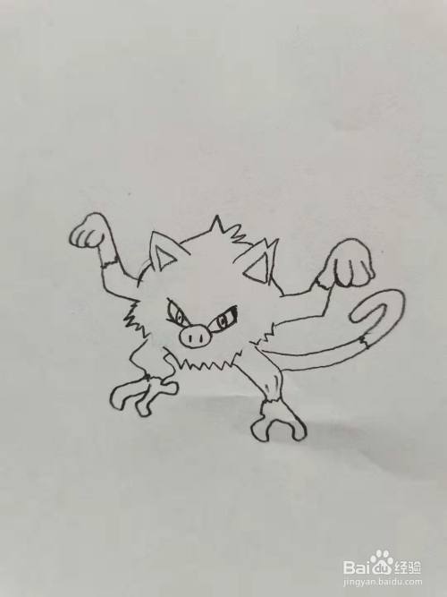 数码宝贝猴怪怎么画