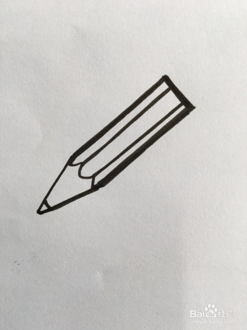 【简笔画教程】怎么画一支铅笔