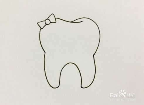 牙齿的简笔画怎么画