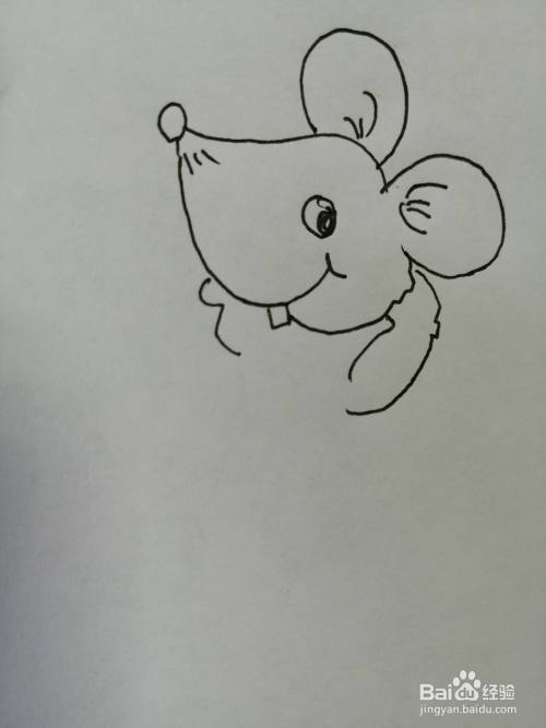可爱的小老鼠怎么画