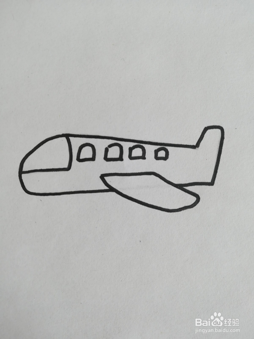 怎么画飞机的卡通简笔画,卡通飞机