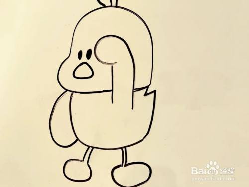 如何画一只"眺望的丑小鸭?