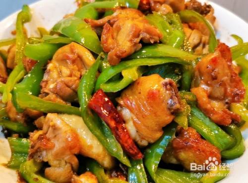 青椒炒鸡的做法
