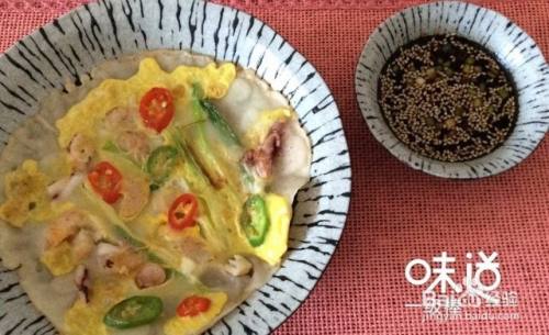 海鲜煎饼的做法