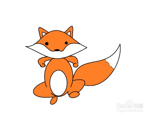 怎么画可爱的狐狸