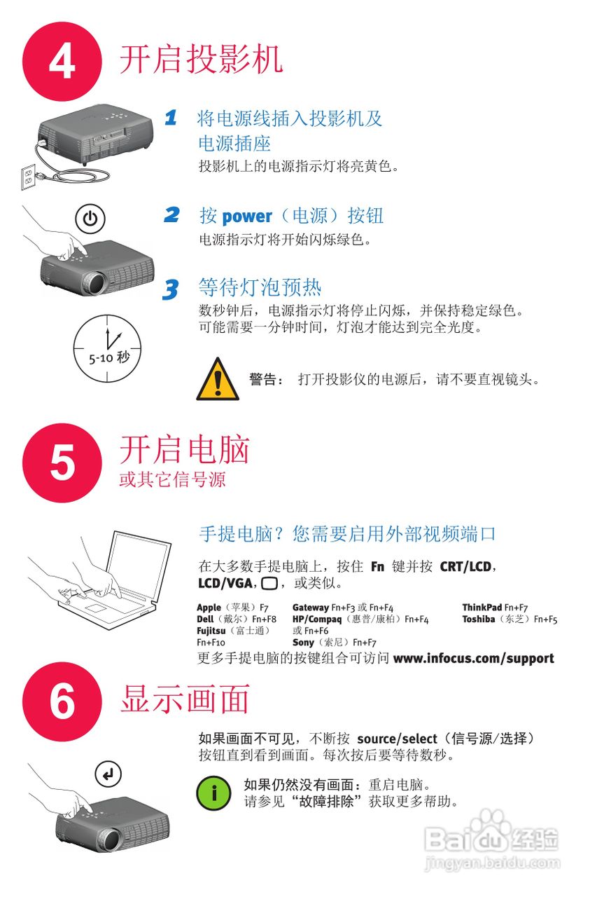 ask proxima m6投影机快速入门指南说明书[6]