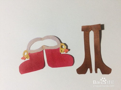 儿童趣味剪纸——如何用彩纸剪靴子呢?