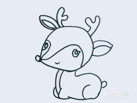 简笔画系列小鹿怎么画