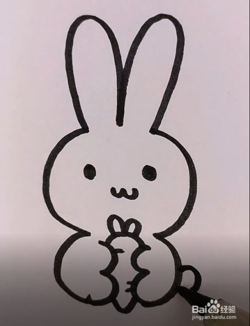兔子的简单画法