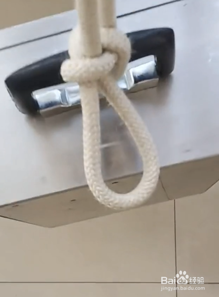 单人高空吊物如何系绳结?