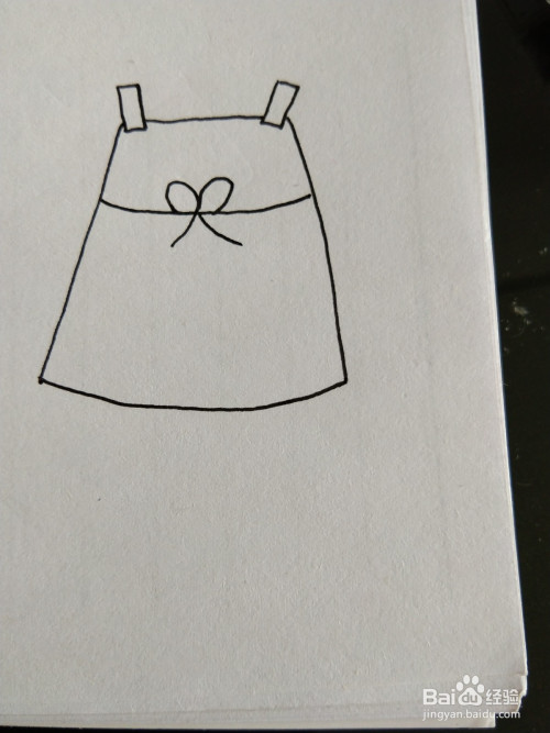 围裙的简笔画怎么画