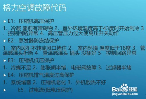 空调显示e4是什么意思怎么解决