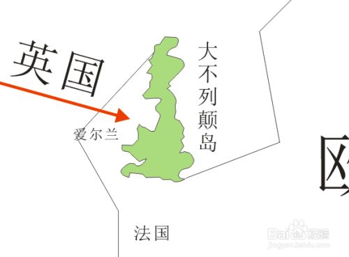 英国地图的简笔画