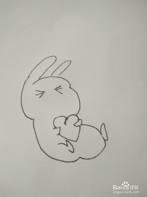 简笔画--小兔子
