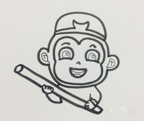 孙悟空的简笔画怎么画