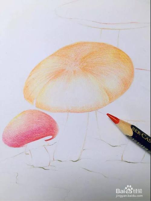 毒蝇伞蘑菇怎么画