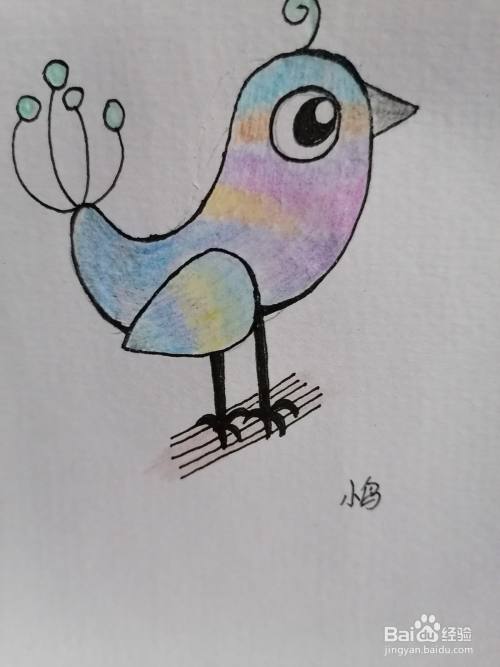 一起来看看小鸟简笔画怎么画吧