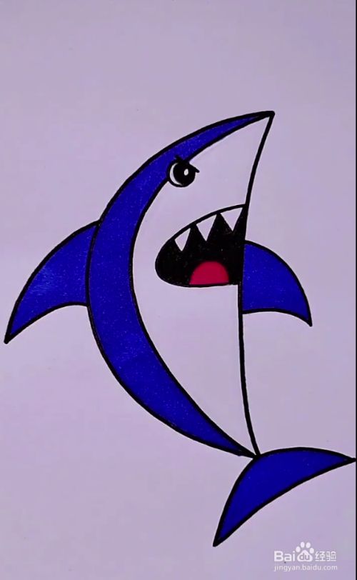 如何画鲨鱼?